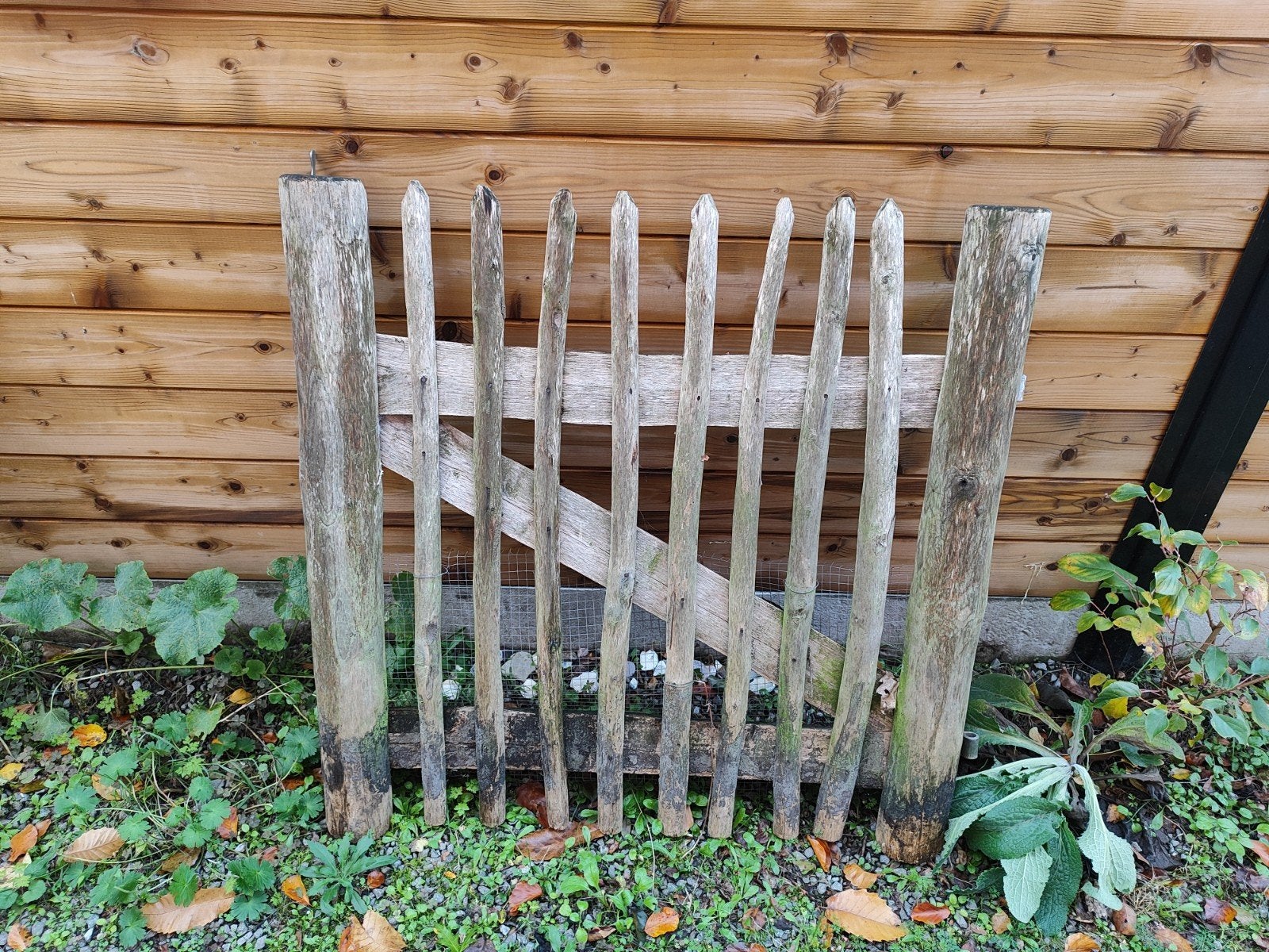 Kastanje houten poortje., Enlèvement, Utilisé, Autres types, Bois