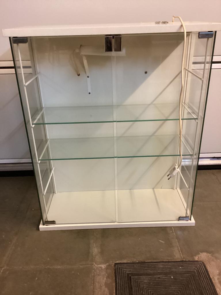 Vitrine 2 étagères, Maison & Meubles, Enlèvement, Comme neuf