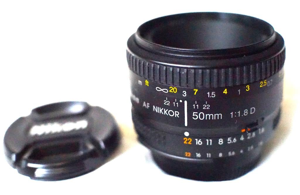 NIKON AFD 50mm 1.8 VOOR alle NIKON „F” AF reflexcamera's, Audio, Tv en Foto, Fotocamera's Analoog, Ophalen of Verzenden, Zo goed als nieuw
