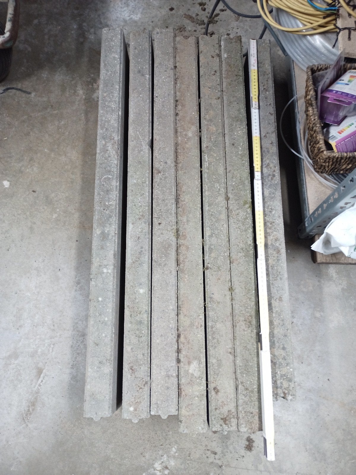 Betonboorden 100x20x6, Enlèvement