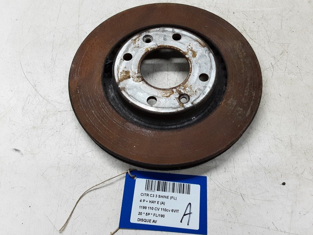 FREIN DISQUE AVANT Citroën C3 (SX / SW) (01-2016/05-2018), Citroën, Mevr. I. Hauben, Utilisé, Rue de l'Espoir 34 34
4030  GRIVEGNÉE, BE