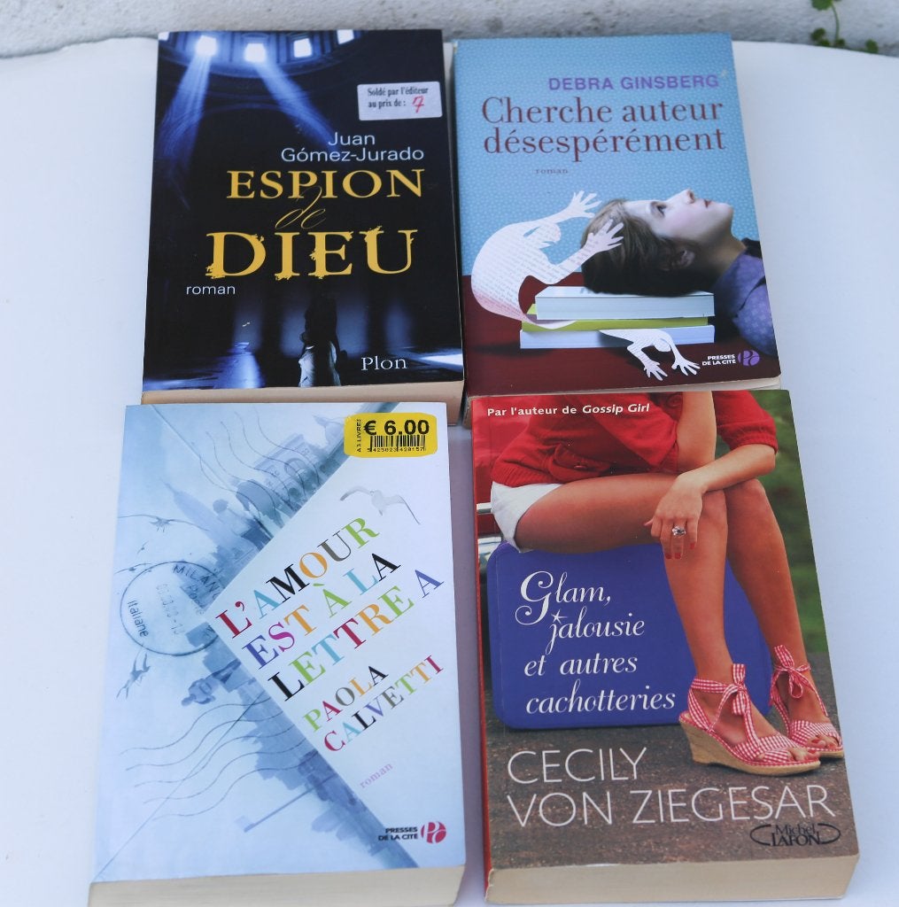 4 romans brochés (grand format), Enlèvement ou Envoi, Comme neuf