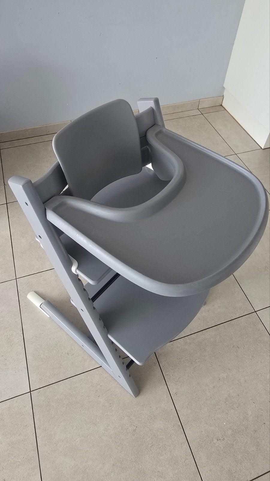 Stokke Trip Trapp grijs, babyzitje en tray, Ophalen