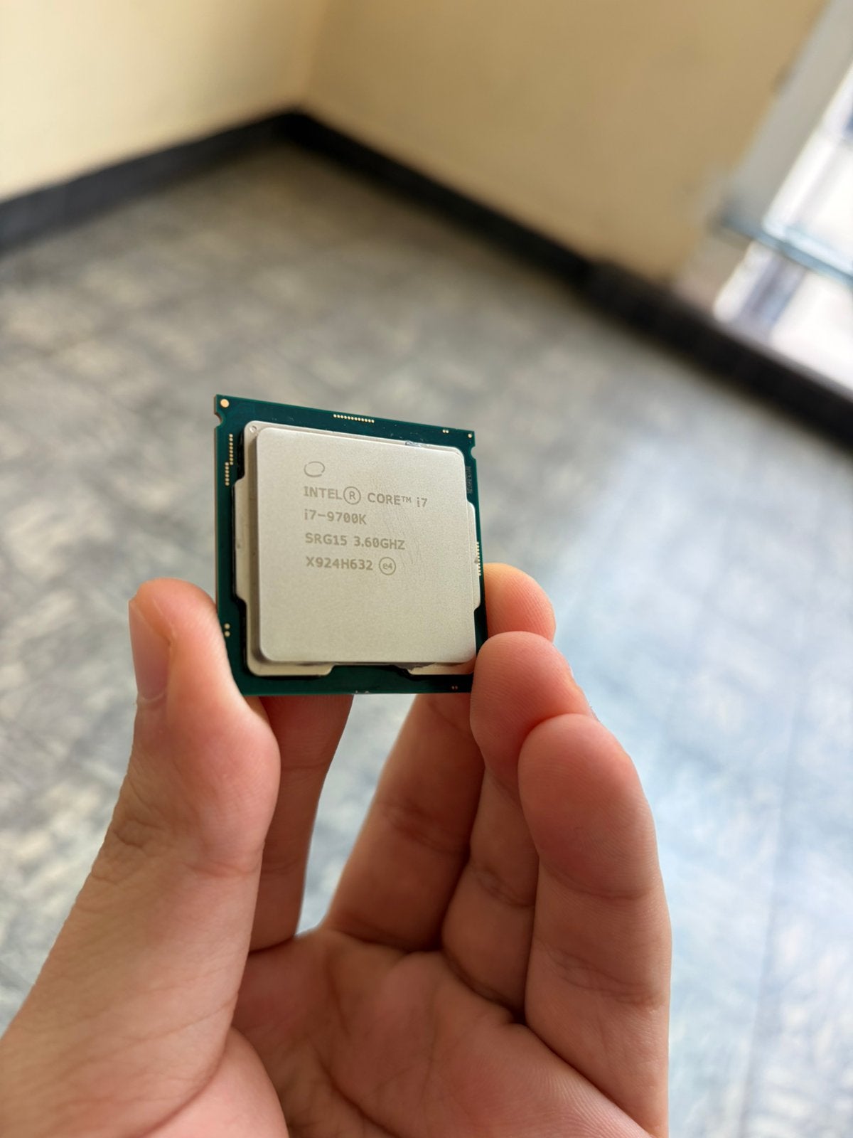 I7 9700k, Computers en Software, Processors, Ophalen, Zo goed als nieuw, 8-core, 3 tot 4 Ghz