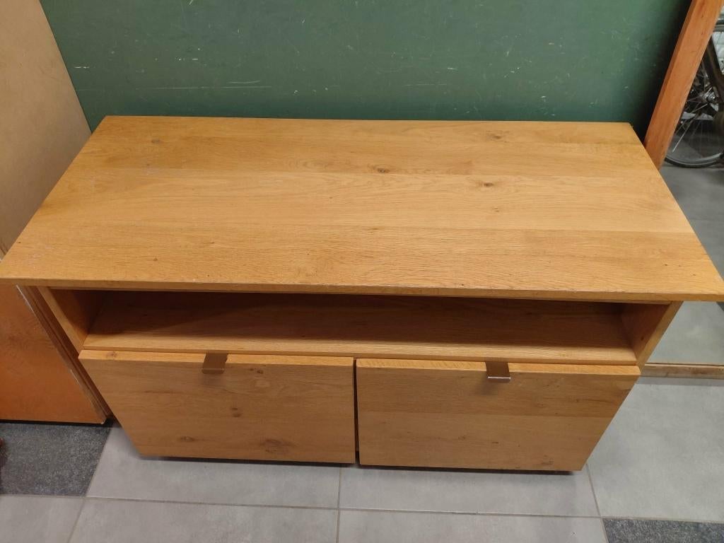 TV kast en salontafel, Ophalen, Gebruikt, Eikenhout
