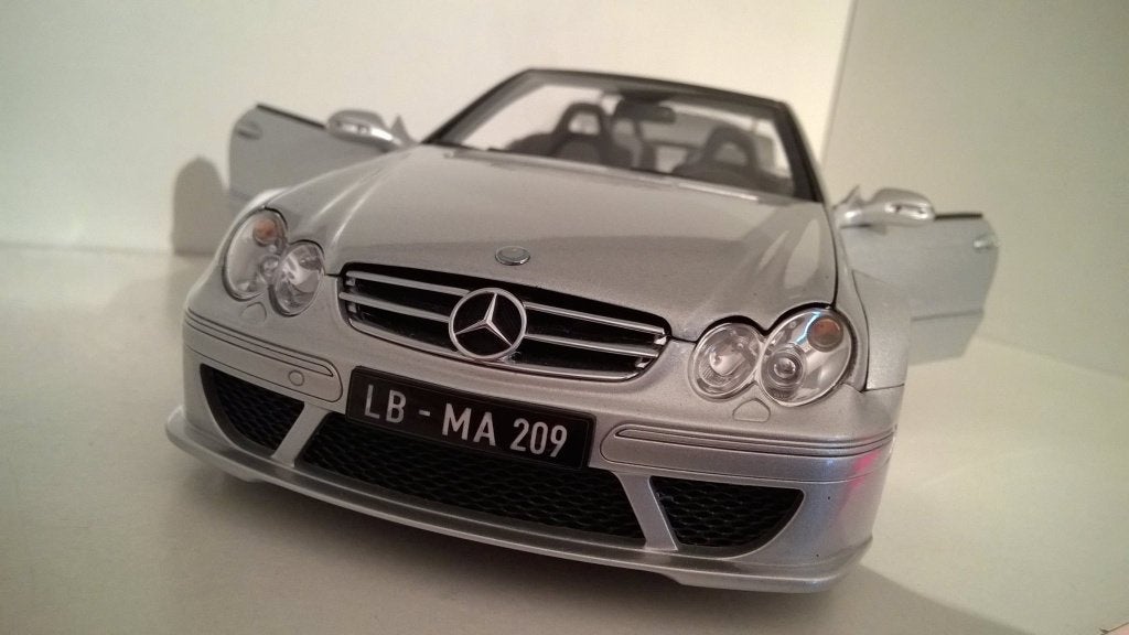1/18 Mercedes-Benz CLK DTM 55 AMG Cabriolet (A209) 2006, Ophalen of Verzenden, Zo goed als nieuw, Auto, Kyosho