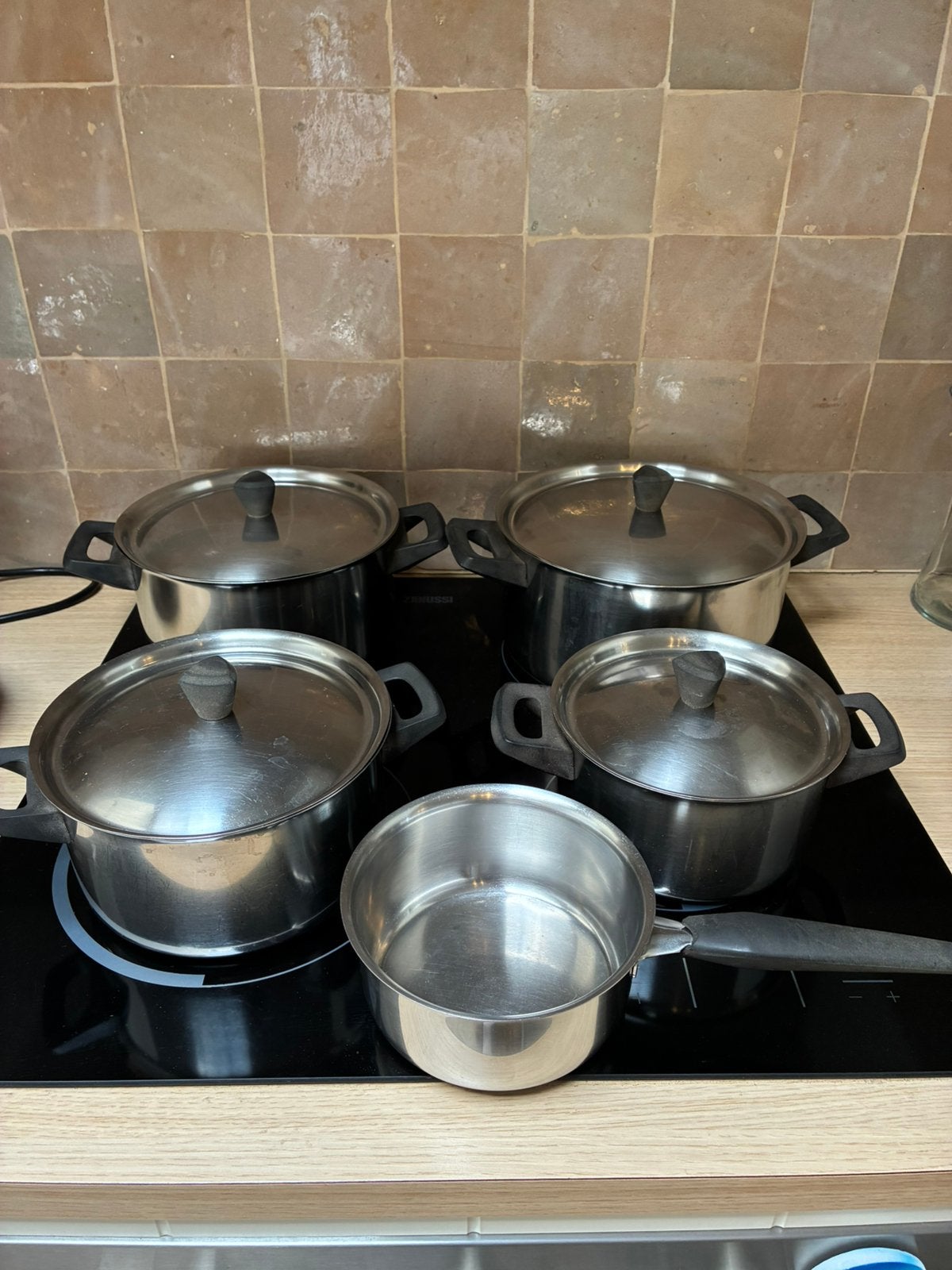 BK complete pannenset rvs, Ophalen, Gebruikt, Kookpan, BK
