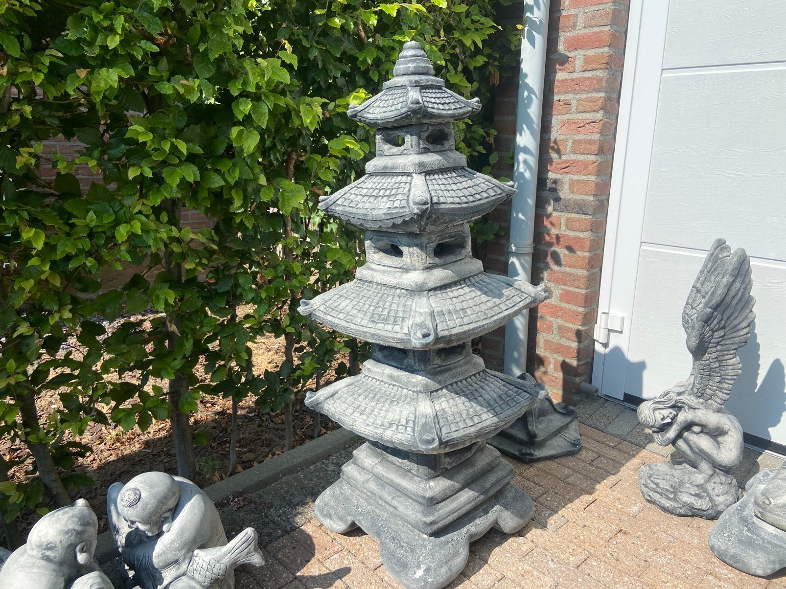 Pagode japonaise, hauteur 120 cm, Enlèvement, Neuf, Béton, Autres types