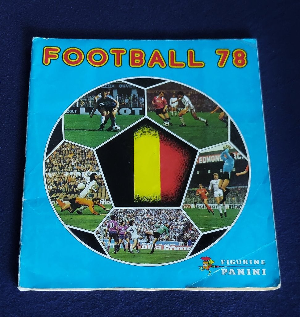 Panini sticker album ' Voetbal Belgium 1978 ' - vol -, Ophalen of Verzenden, Gebruikt, Poster, Plaatje of Sticker