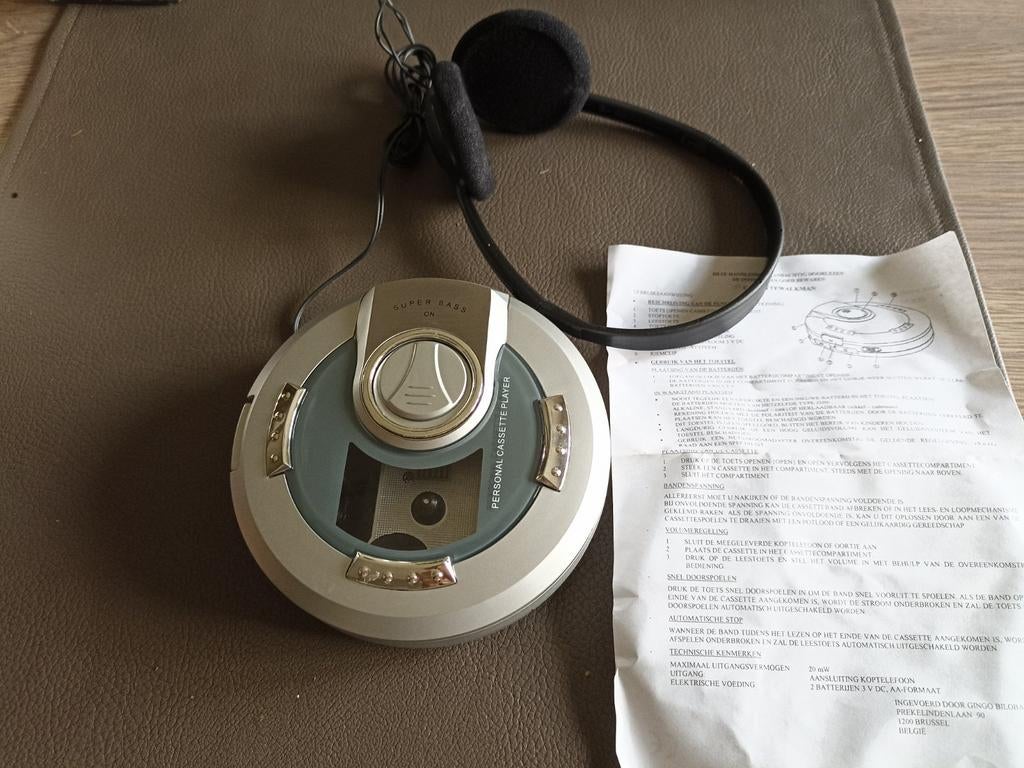 Draagbare cassette walkman, Enlèvement