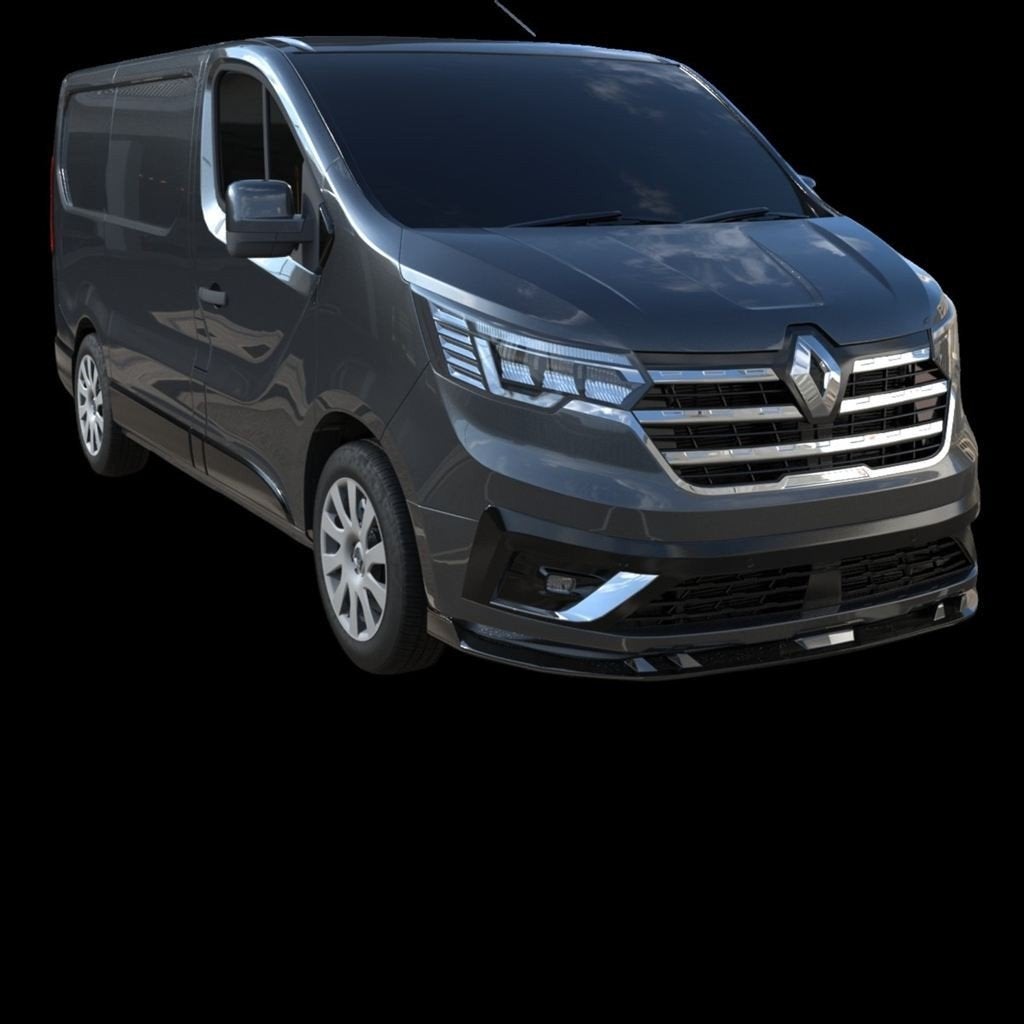APEX Spoiler Geschikt voor Renault Trafic [2023-] glans Zwar, Verzenden