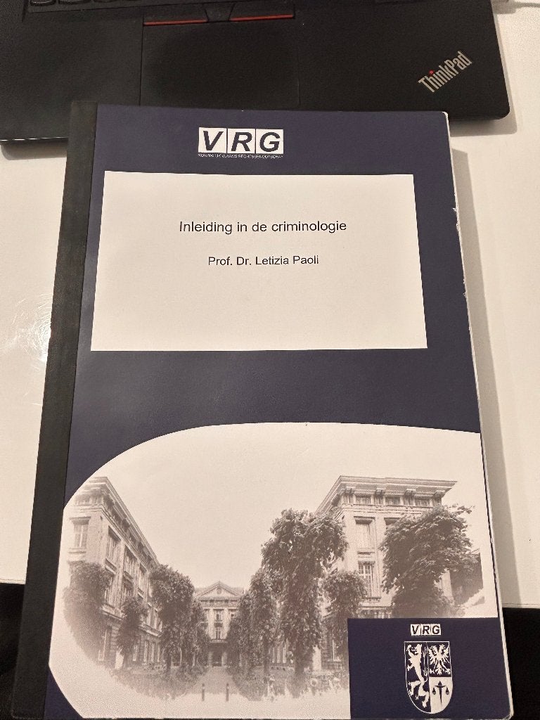 Inleiding in de criminologie, Boeken, Ophalen, Zo goed als nieuw, Letizia Paoli