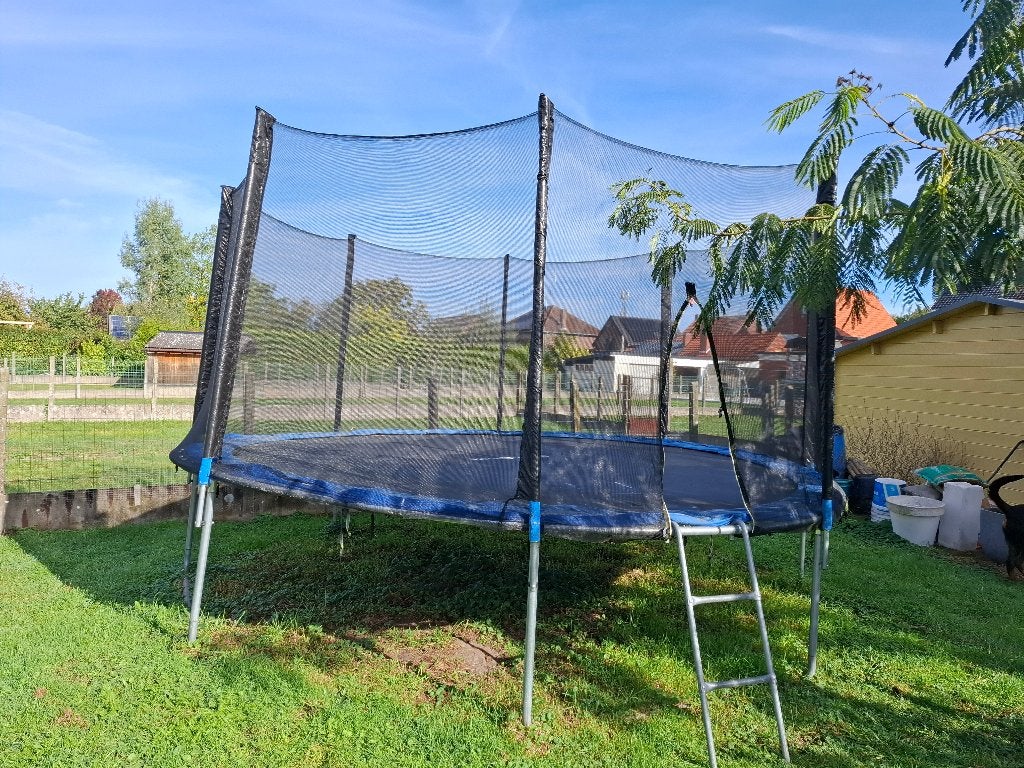 Trampoline 4m20, Enlèvement, Utilisé