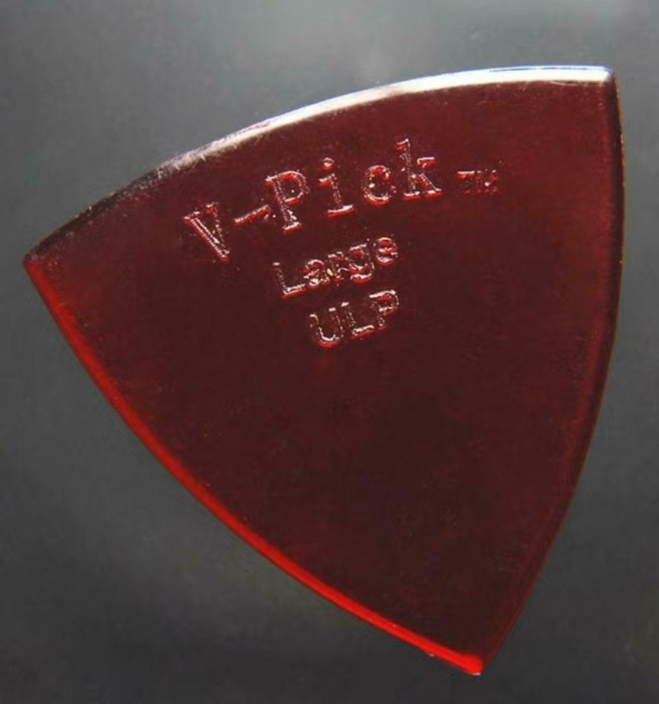 V-Picks Large Pointed Ultra Lite Ruby Red plectrum 0.80 mm, Ophalen of Verzenden, Nieuw, Akoestische gitaar