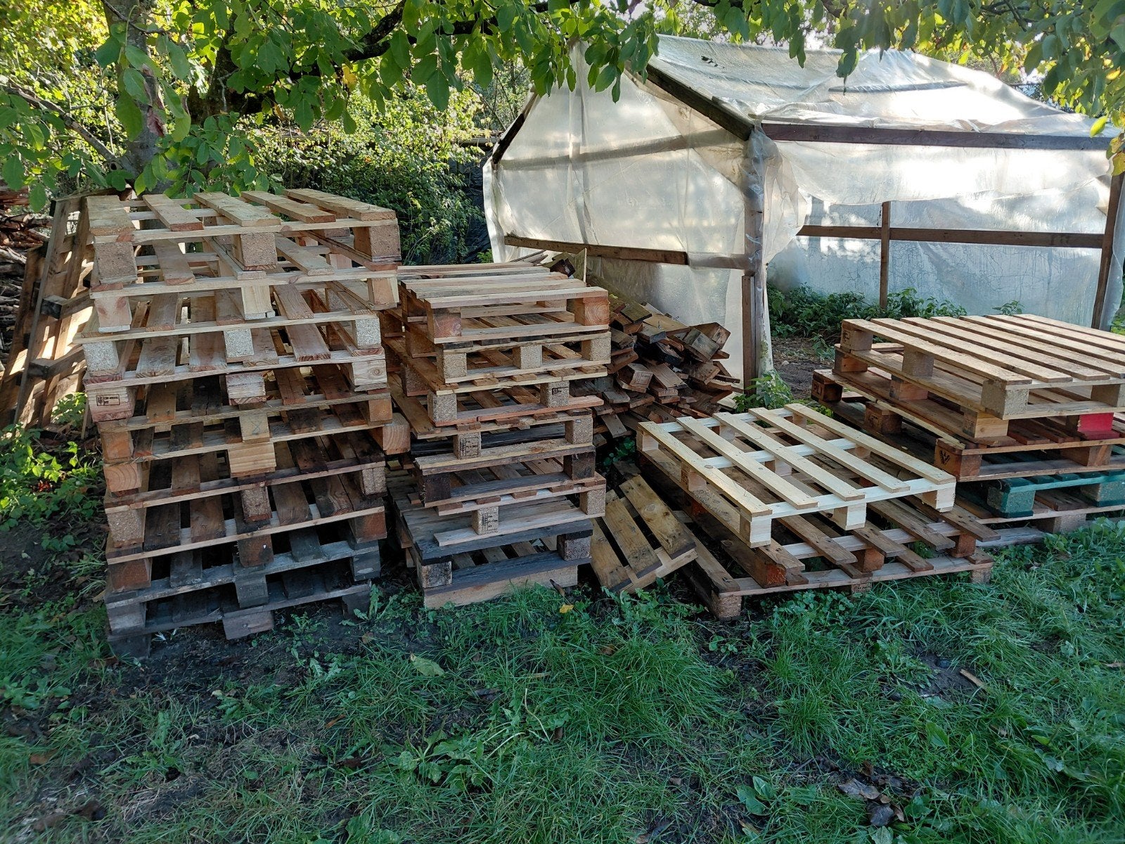 Palletten in goede staat, Doe-het-zelf en Bouw, Ophalen, Grenen