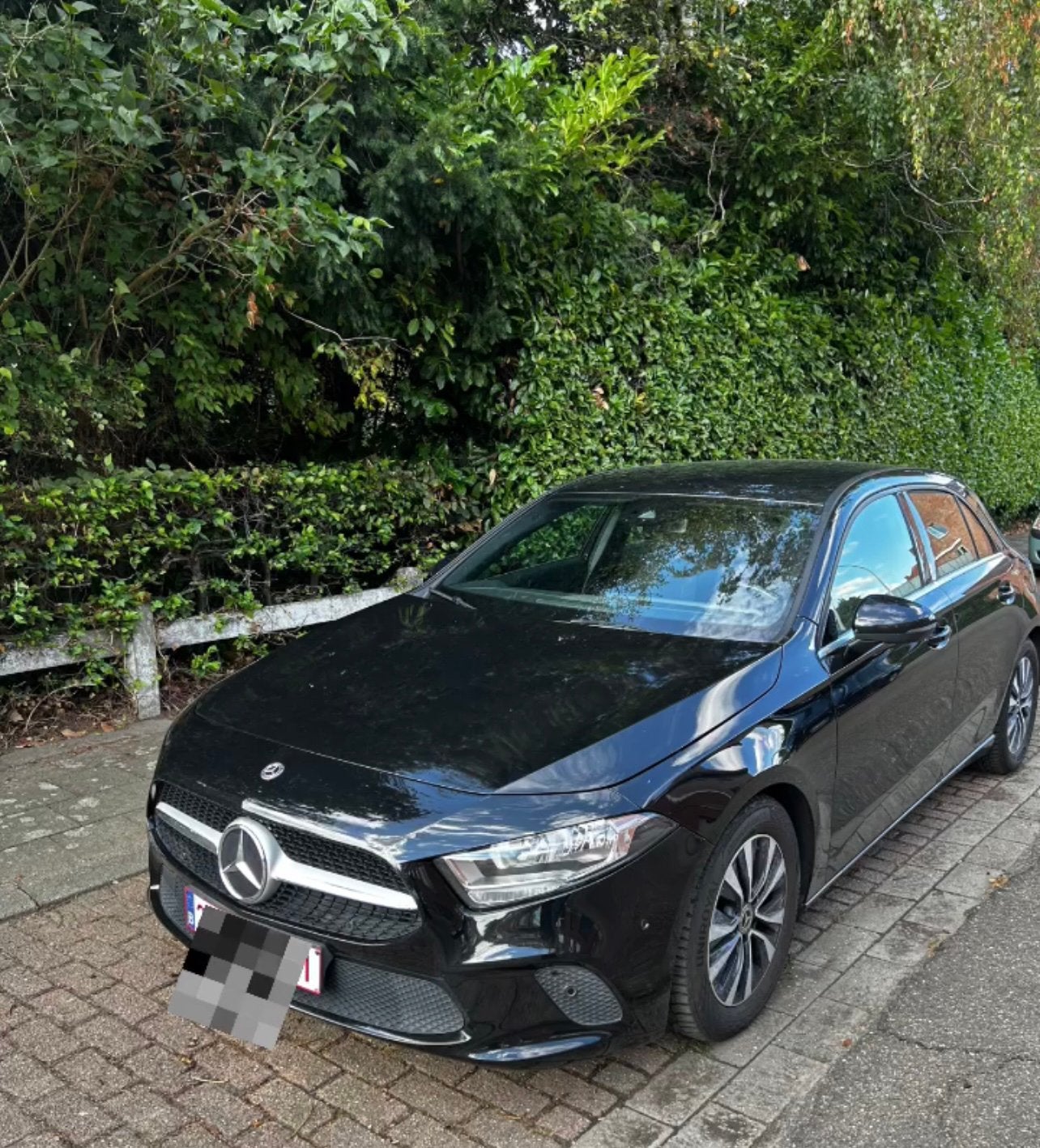 Mercedes-Benz A 180d Automaat – 2019, Auto's, Automaat, Zwart, Leder, Diesel