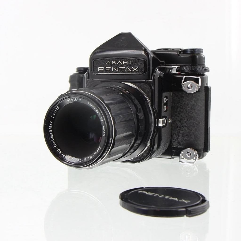 Pentax 6X7 met macro-takumar 1:4/135 lens, Ophalen of Verzenden, Pentax