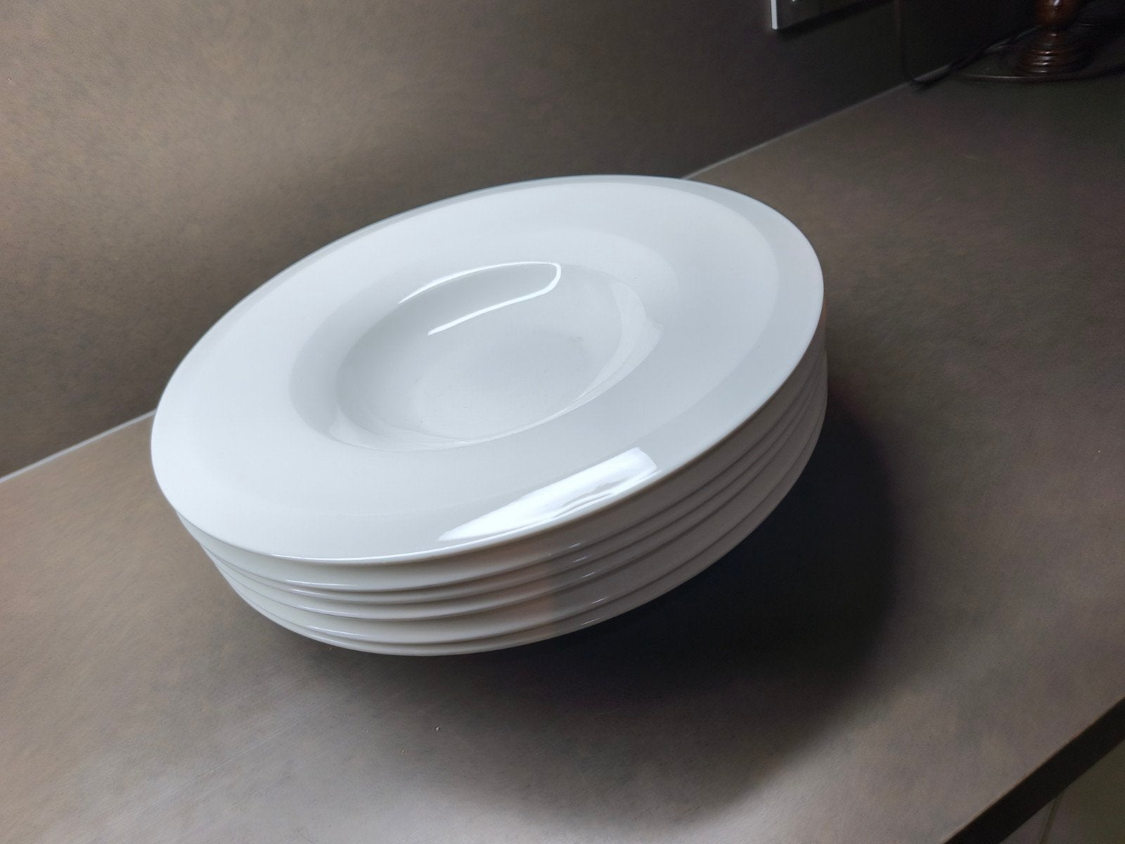 6 grandes assiettes semi-creuses de 36 cm de diamètre, Enlèvement ou Envoi, Assiettes(s)