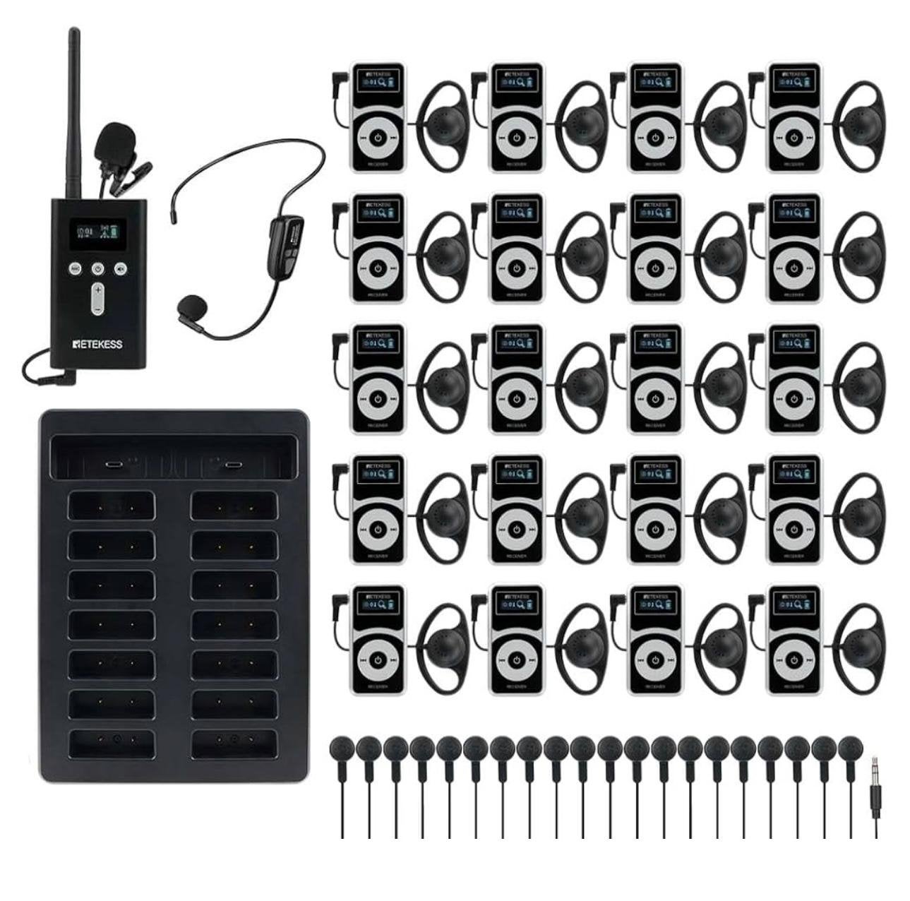 Retekess T130 Pro Audio Tour Guide System, Muziek en Instrumenten, Ophalen of Verzenden, Nieuw