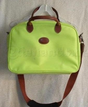 Sac à main Longchamp jaune vert vif, Enlèvement ou Envoi, Utilisé, Jaune, Sac à main