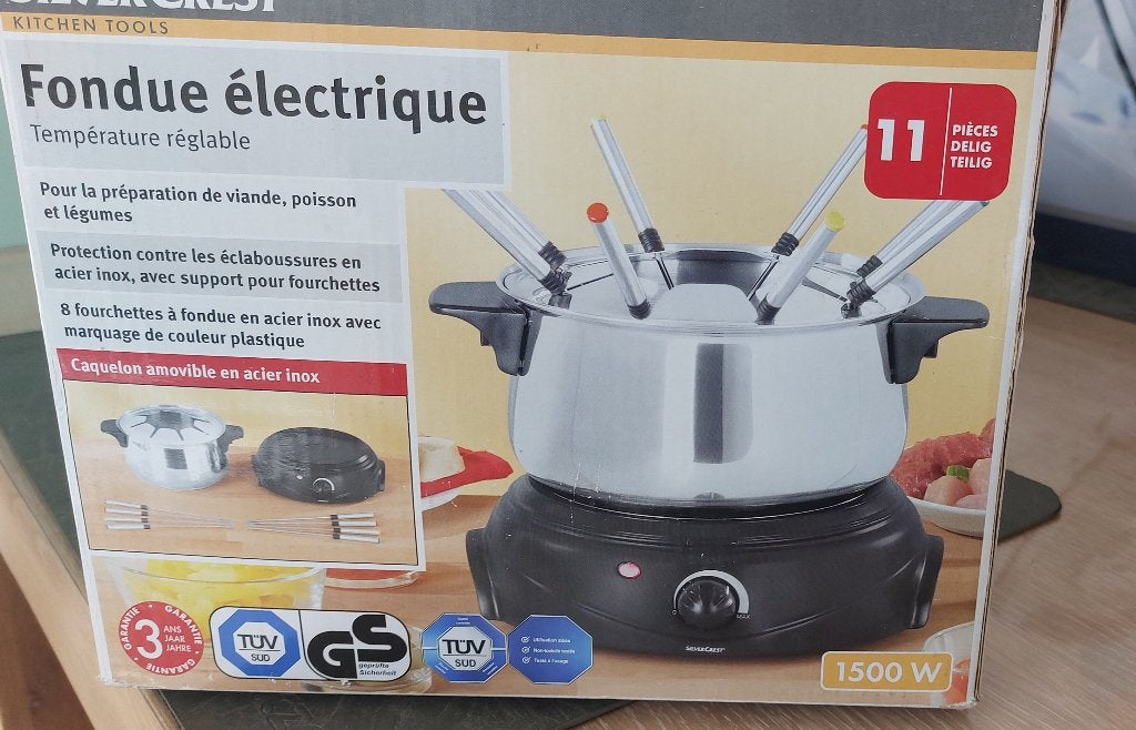 Electrisch fonduestel, Elektronische apparatuur, Ophalen, Nieuw, Elektrisch, Fondueset