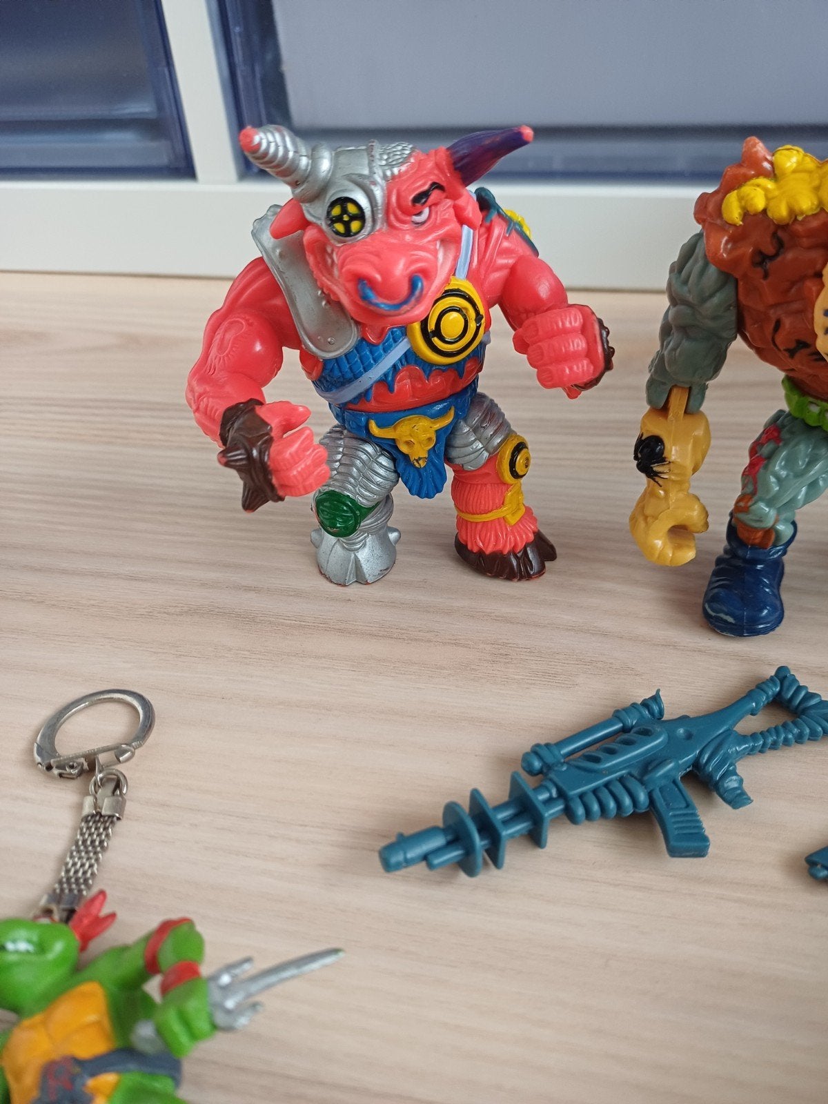 lot figurines vintage tmnt tortues ninja, Ophalen of Verzenden, Gebruikt