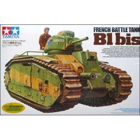 TAMIYA 35282 French Battle Tank Char B1 bis échelle 1/35, Hobby & Loisirs créatifs, Neuf, Tank, Enlèvement ou Envoi, 1:32 à 1:50