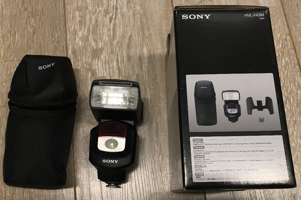 Sony flits hvl f43m zo goed als nieuw, Audio, Tv en Foto, Foto | Flitsers, Ophalen, Zo goed als nieuw, Overige merken