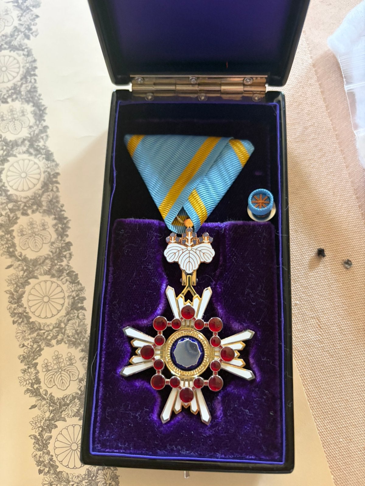 Japanse medaille orde van de heilige schatten, Verzamelen, Ophalen, Landmacht, Lintje, Medaille of Wings