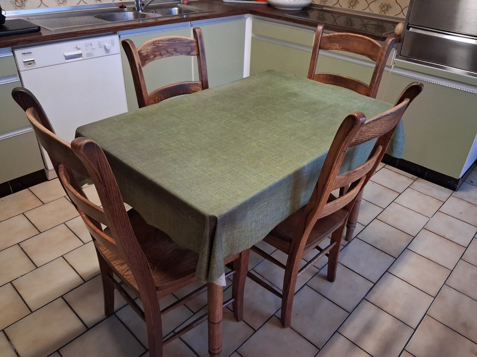 tafel met 6 stoelen, Enlèvement