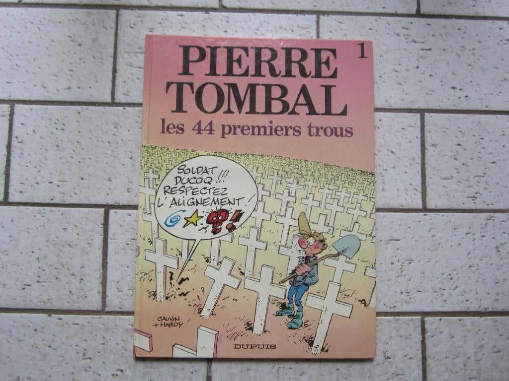 Pierre Tombal - Les 44 premiers trous - E.O., Hardy & Cauvin, Enlèvement ou Envoi, Une BD, Utilisé