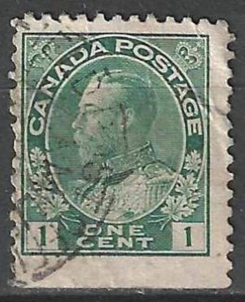 Canada 1911/1916 - Yvert 93a - Roi George V (ST), Envoi, Affranchi