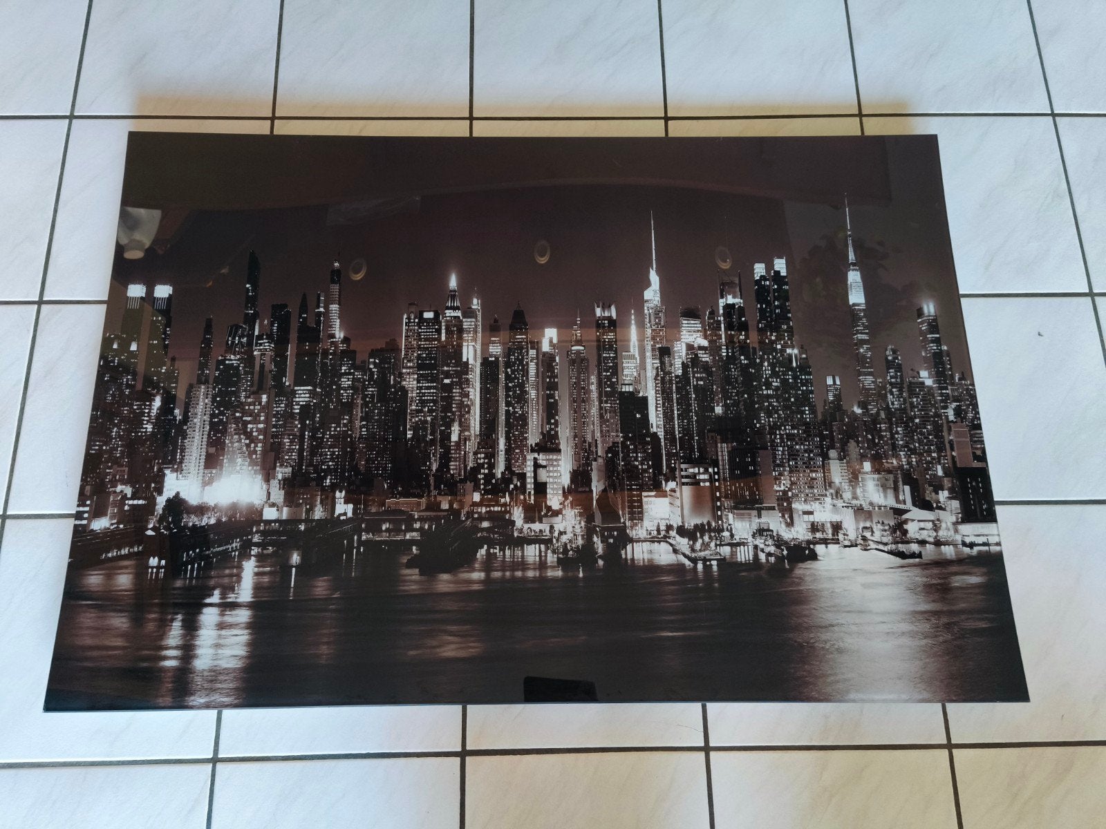 Tableau cadre en verre acrylique - New York Manhattan
80x120, Synthétique, Enlèvement, Utilisé, 120 cm