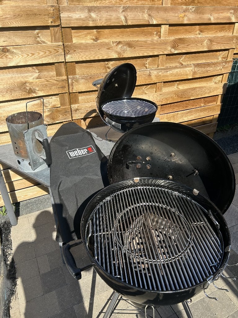 Weber bbq te koop (set kleine en grote), Enlèvement, Utilisé, Weber, Avec accessoires
