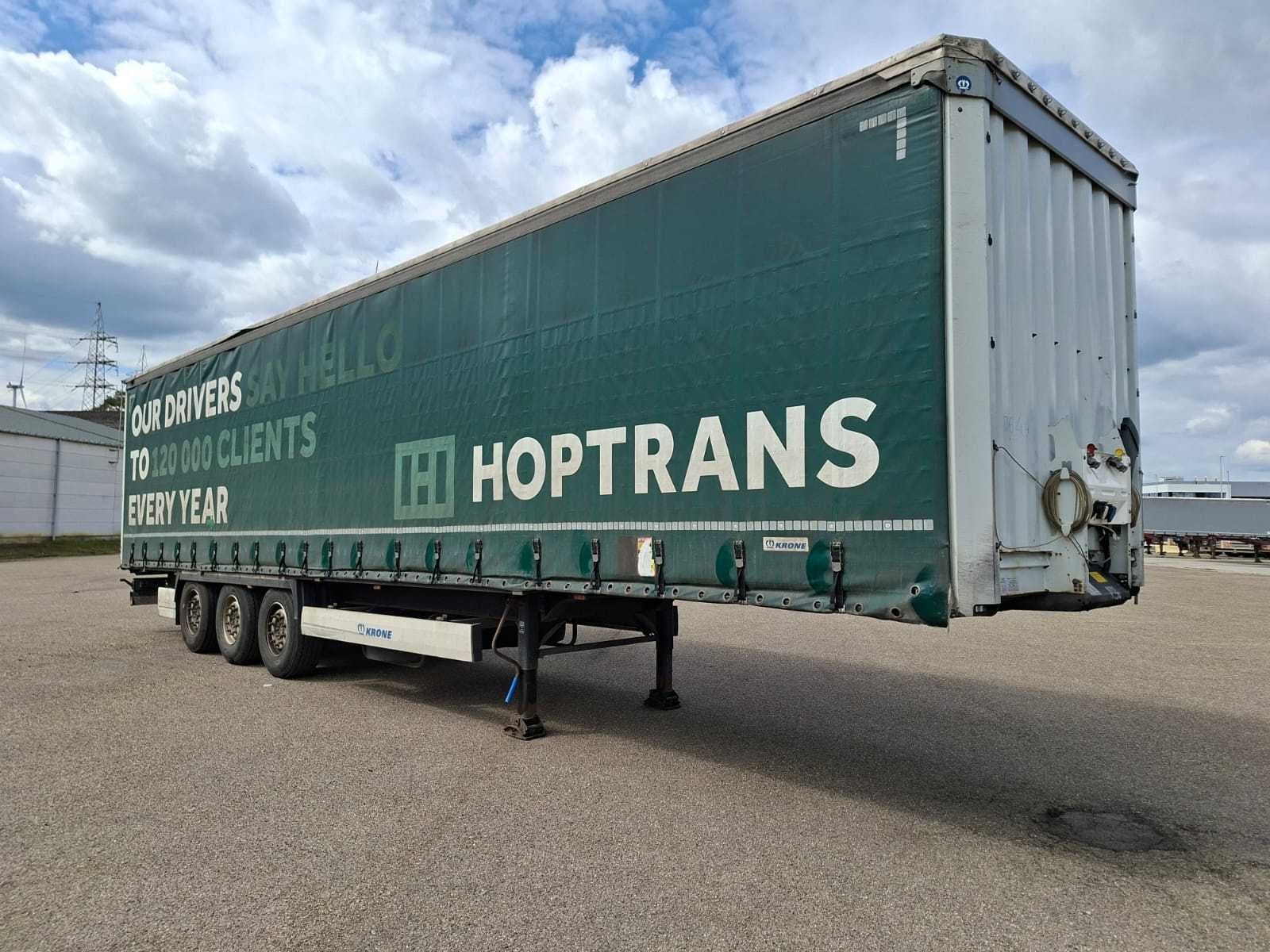 2018 Krone Oplegger/schuifzeiltrailer - 3 assen - 39T, Auto's, Vrachtwagens, Overige brandstoffen, Bedrijf, Aanhangers en Opleggers