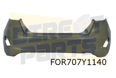 Ford Fiesta VII (3/17-1/22) achterbumper (primer) (bij PDC), -, Verzenden, -, Nieuw