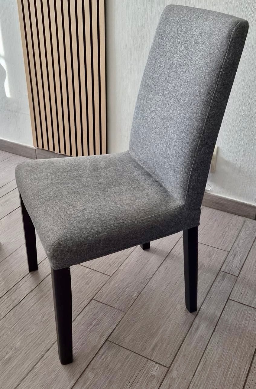 IKEA stoel, Huis en Inrichting, Stoelen, Ophalen, Hout, Gebruikt, Grijs