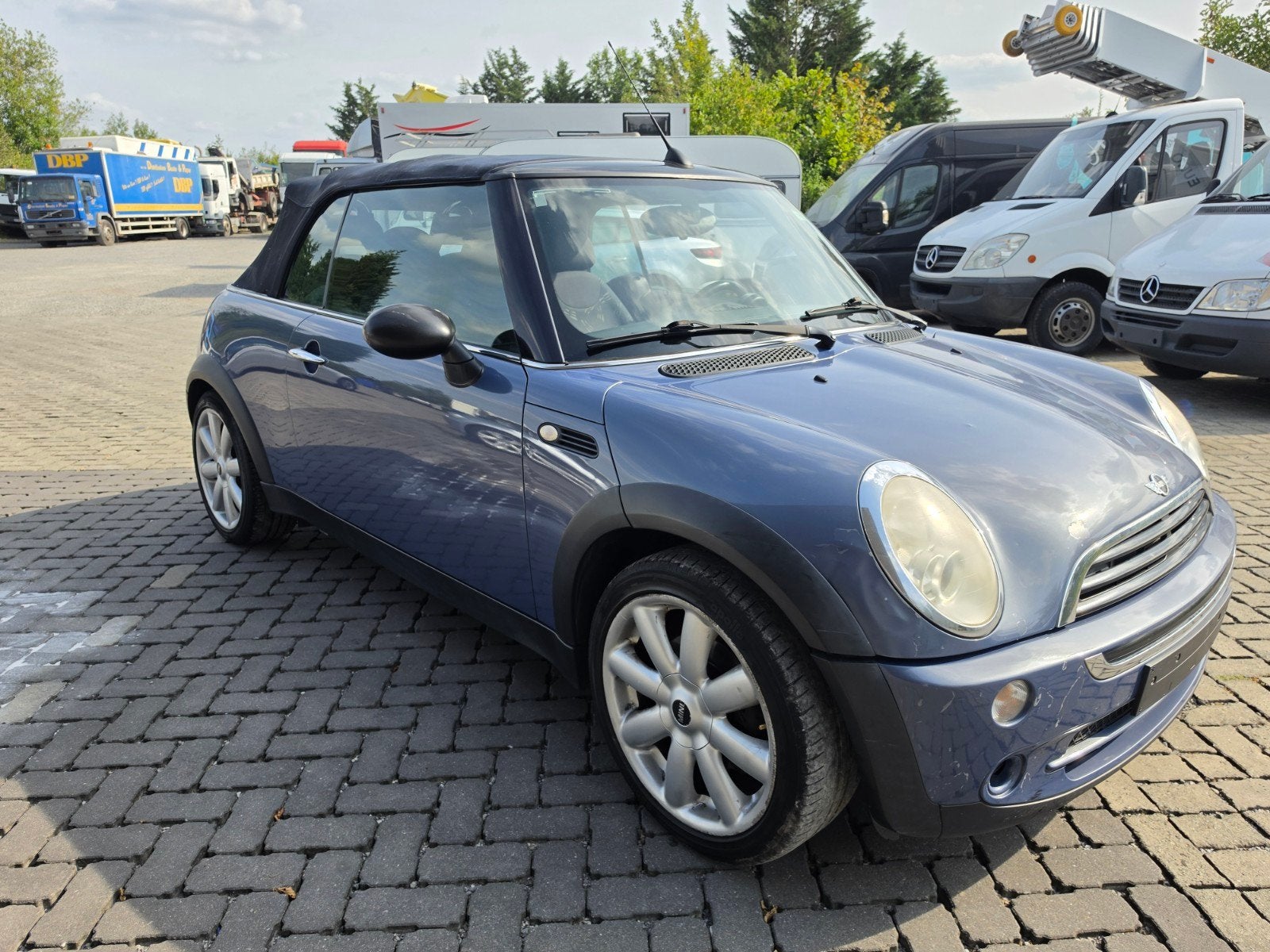 Mini Cooper 1.6i Cabrio 90 pk Airco Full Option Benzine, Auto's, 4 zetels, Stof, 4 cilinders, Cabriolet