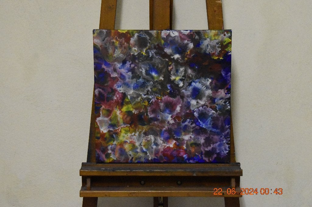 Peinture abstraite, serie no (34) par joky kamo, Antiquités & Art, Art | Peinture | Moderne, Enlèvement, Gouache