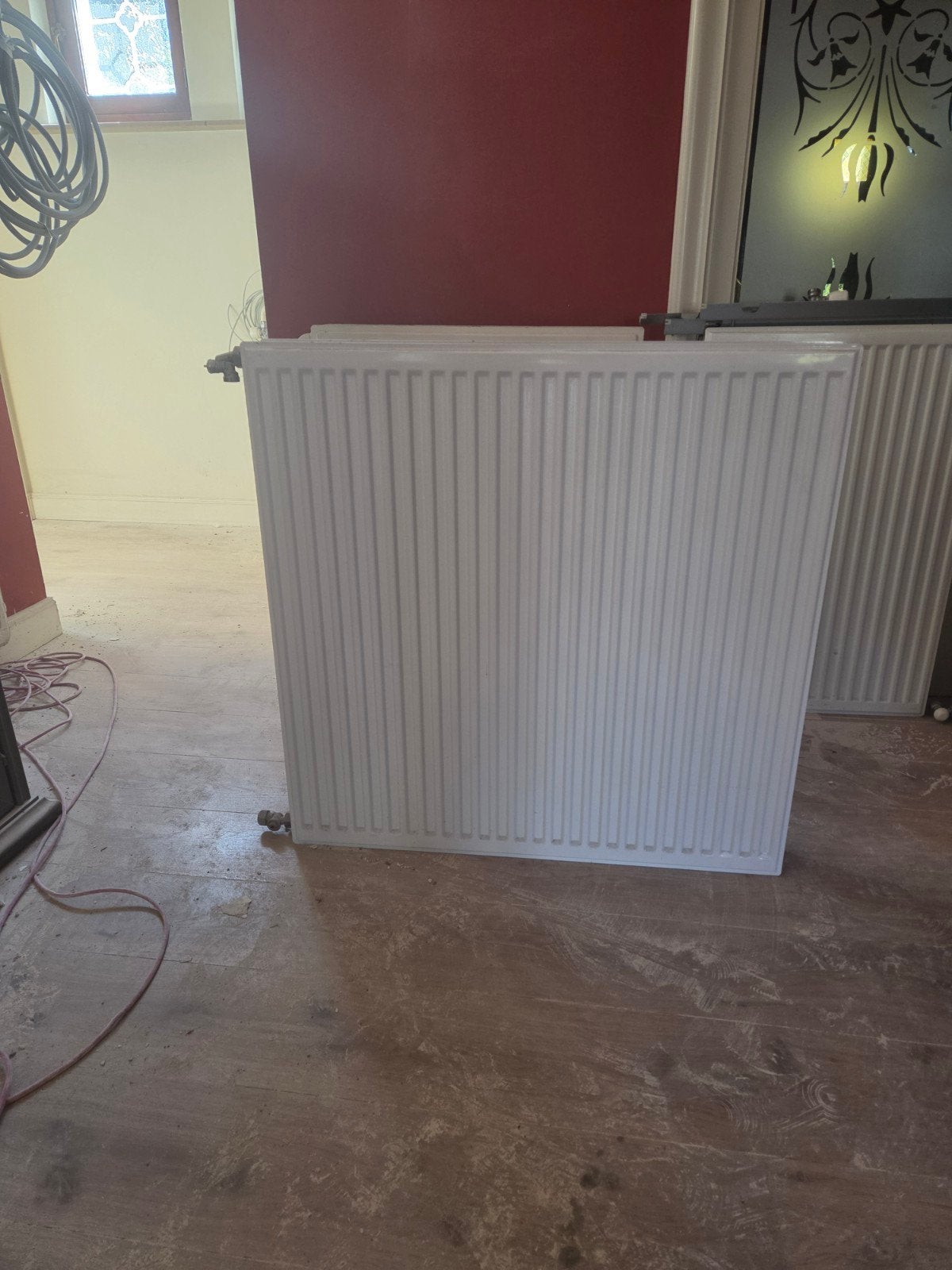 radiator 90x90, Ophalen, Gebruikt, Radiator, 60 tot 150 cm