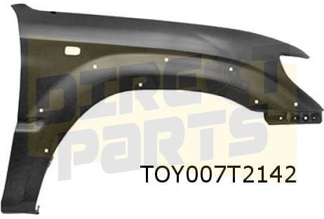 Toyota Land Cruiser 90 voorscherm Rechts (bij verbreder) (10, Neuf, -, -, Garde-boue