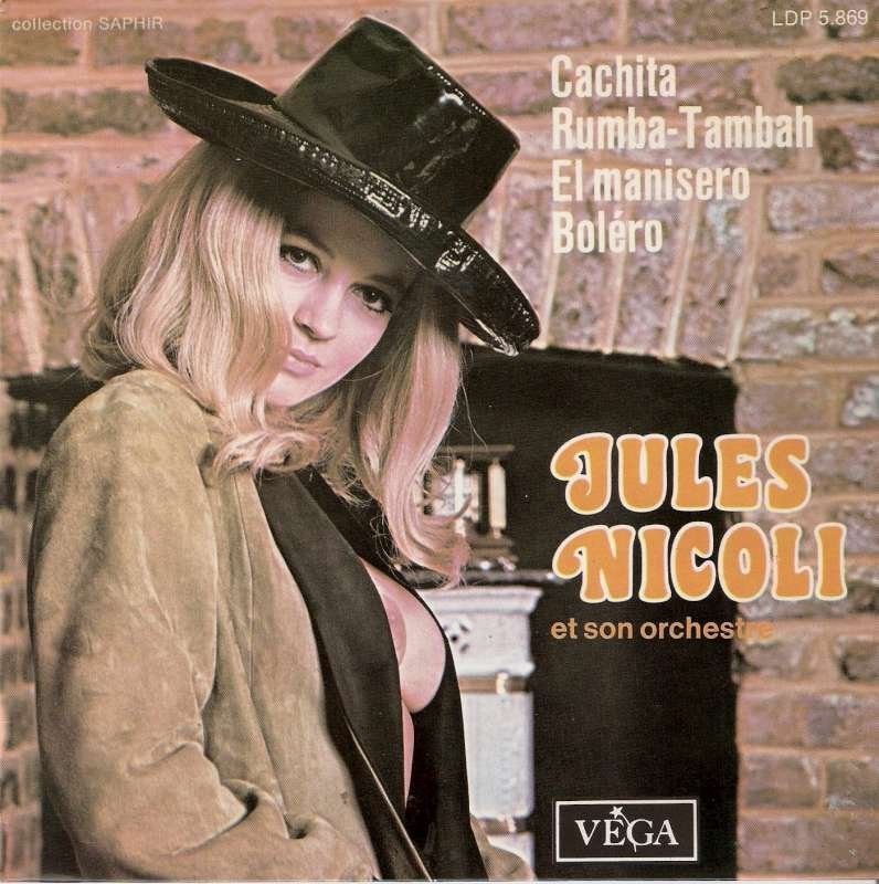 EP Jules Nicoli et son Orchestre - Cachita, Enlèvement ou Envoi, 7 inch, Comme neuf, EP