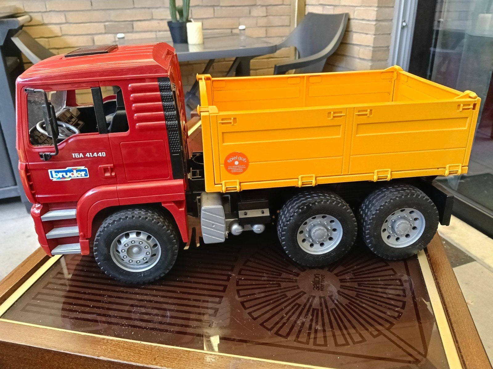 speelgoed vrachtwagen, Kinderen en Baby's, Ophalen of Verzenden, Gebruikt