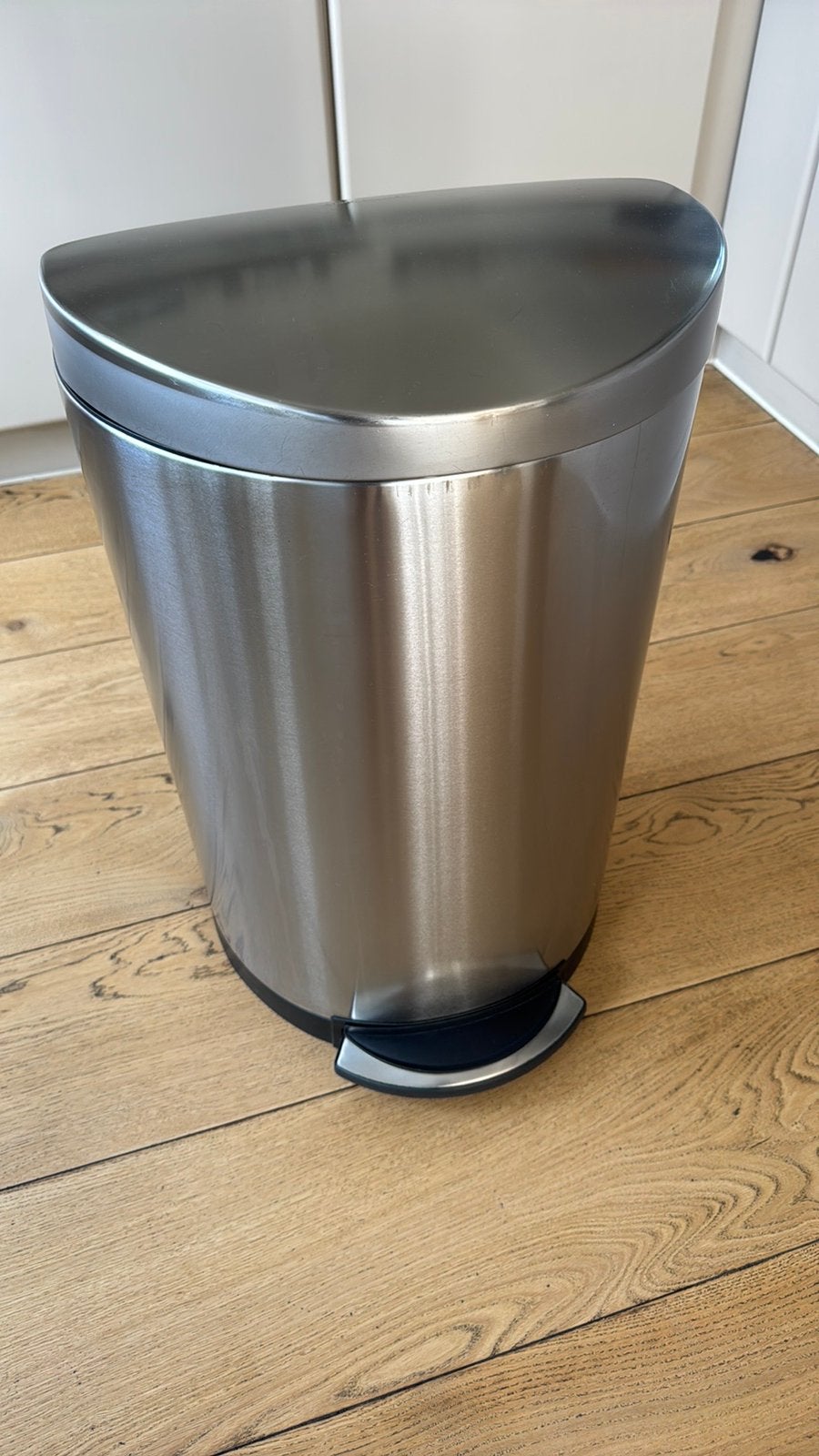 Zeer nette chrome vuilnisbak voor in de keuken, Ophalen, Zo goed als nieuw