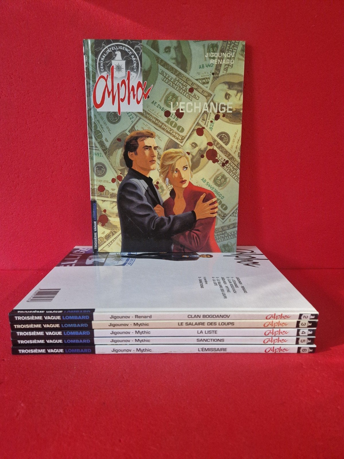 lot de 6 bd alpha 1 à 6, Livres, Enlèvement ou Envoi