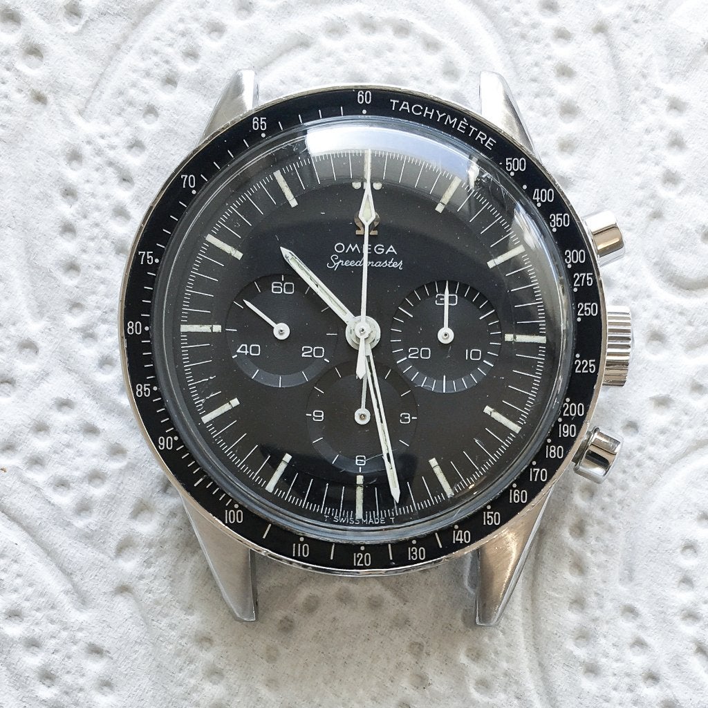 Omega Speedmaster 105.003-64 Ed White “head only”., Ophalen, Staal, Polshorloge, 1960 of later