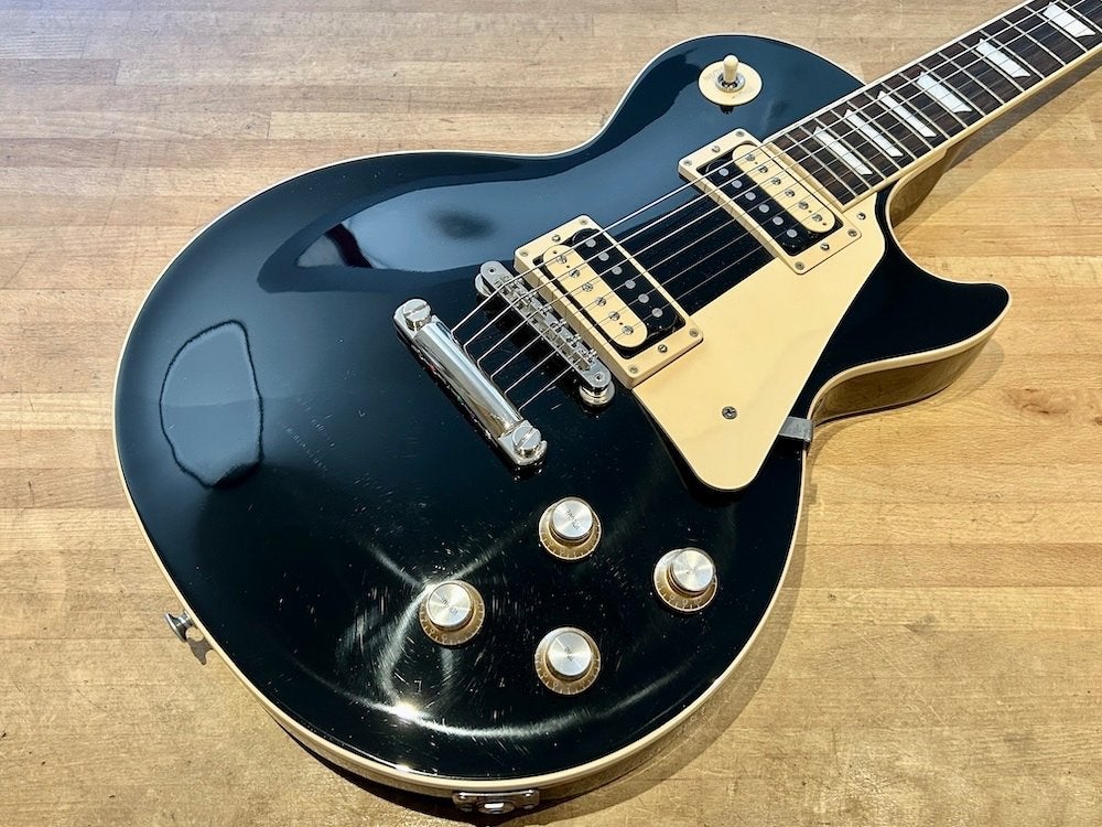 Gibson 2022 Les Paul Classic Ebony + Case, Musique & Instruments, Instruments à corde | Guitares | Électriques, Enlèvement ou Envoi