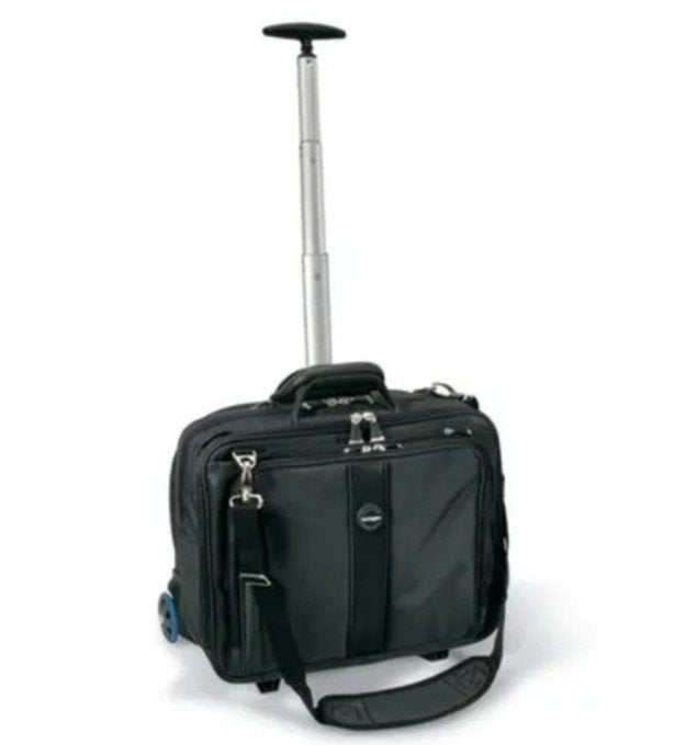 Laptoptas Trolley Kensington Contour zwart nylon, Ophalen, 17 inch of meer, Zo goed als nieuw, Zwart
