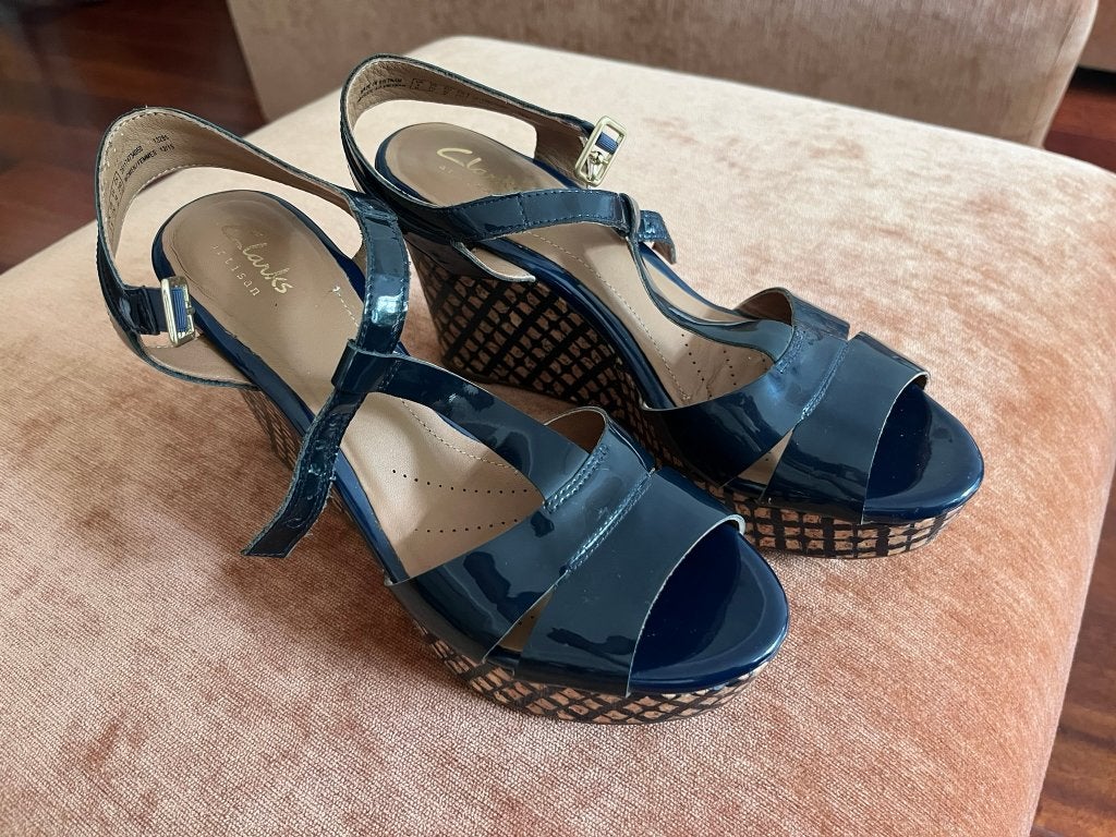 Chaussures femmes Clarke Amelia Roma, Vêtements | Femmes, Comme neuf, Enlèvement, Bleu, Clarke