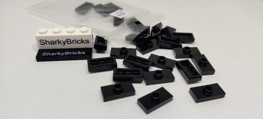 Lego Jumper 1x2 Zwart per 25 stuks (Nieuw), Overige thema's, Lego, Nieuw, Ophalen of Verzenden